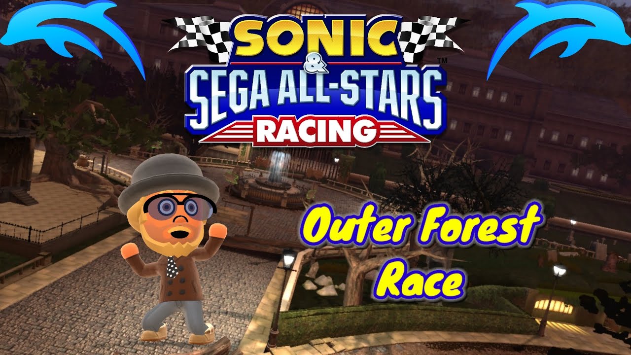 Sonic & Sega All-Stars Racing: Outer Forest VS. Race with Mr. Afro