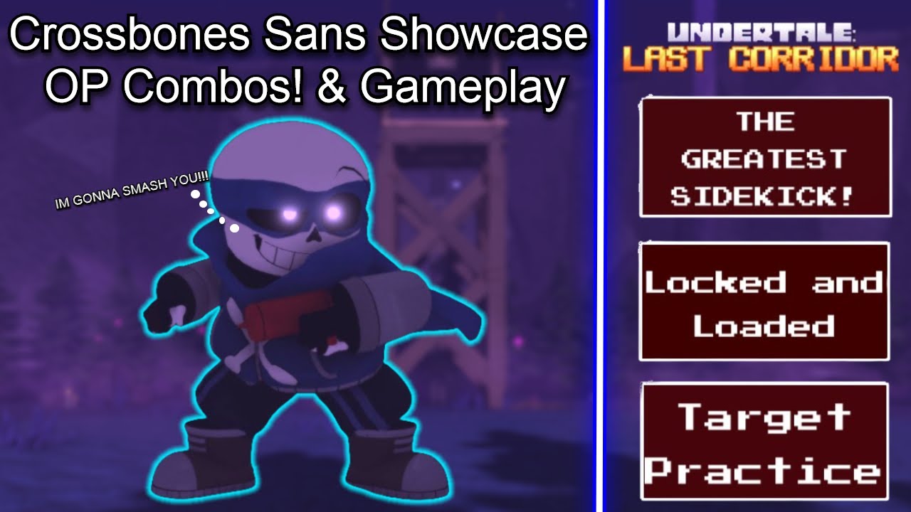 ULC: Crossbones Showcase! & OP Combos!! + Gameplay (Roblox Undertale Last Corridor TS!Underswap)