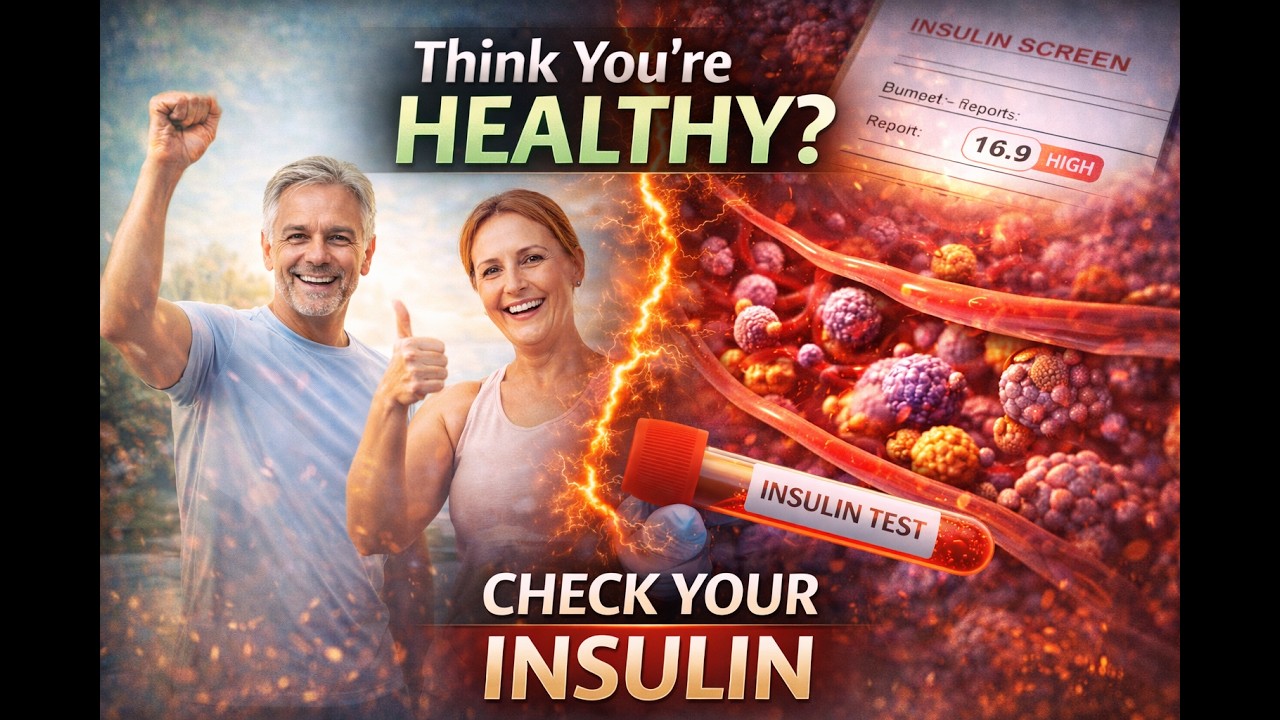 Think you are healthy? Your high blood INSULIN level may tell a different story of accelerated aging