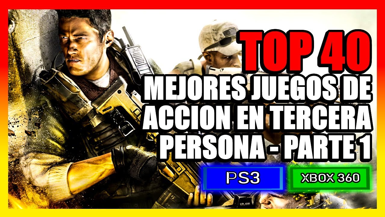 Top Mejores Juegos de ACCION EN TERCERA PERSONA Ps3 y Xbox 360 -  PARTE 1
