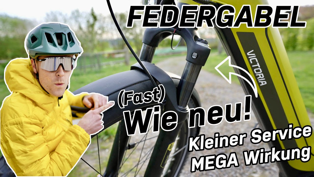 MACH DAS mit Deiner FEDERGABEL! Und sie geht (fast) wie NEU. Kleiner Service | SR Suntour