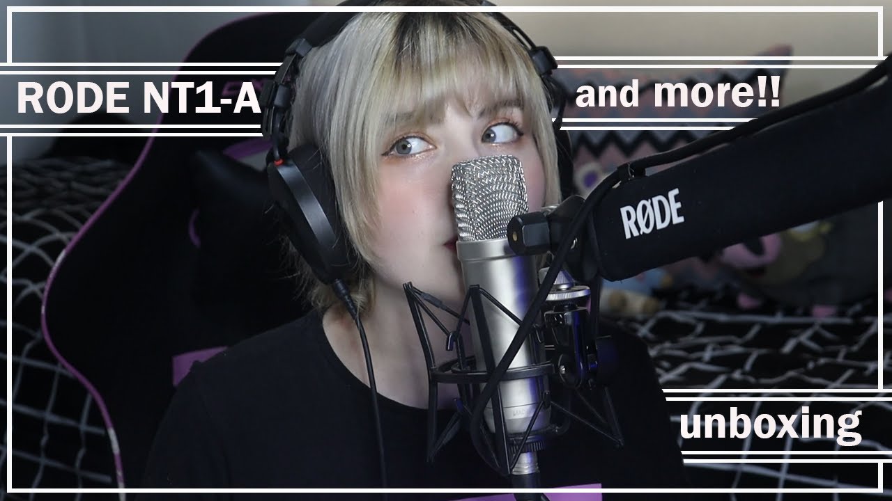 RODE FULL HOME STUDIO KIT UNBOXING AND SINGING TEST! • NT1-A MIC