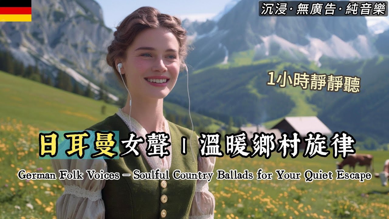 【日耳曼閱讀女聲民謠】暮色林間的靜謐旋律｜閱讀、寫作、放鬆的心靈音樂 | Calm Germanic Folk Melodies for Reading