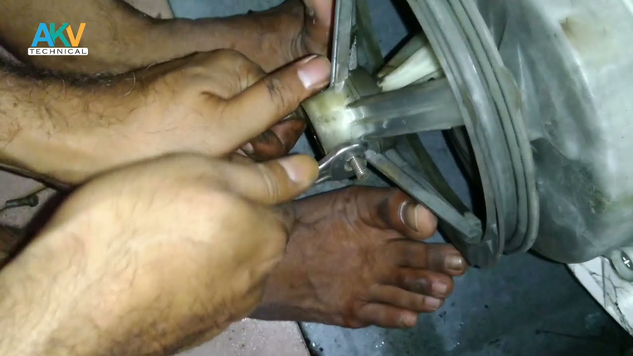 Washing machine gearbox pulley problem
