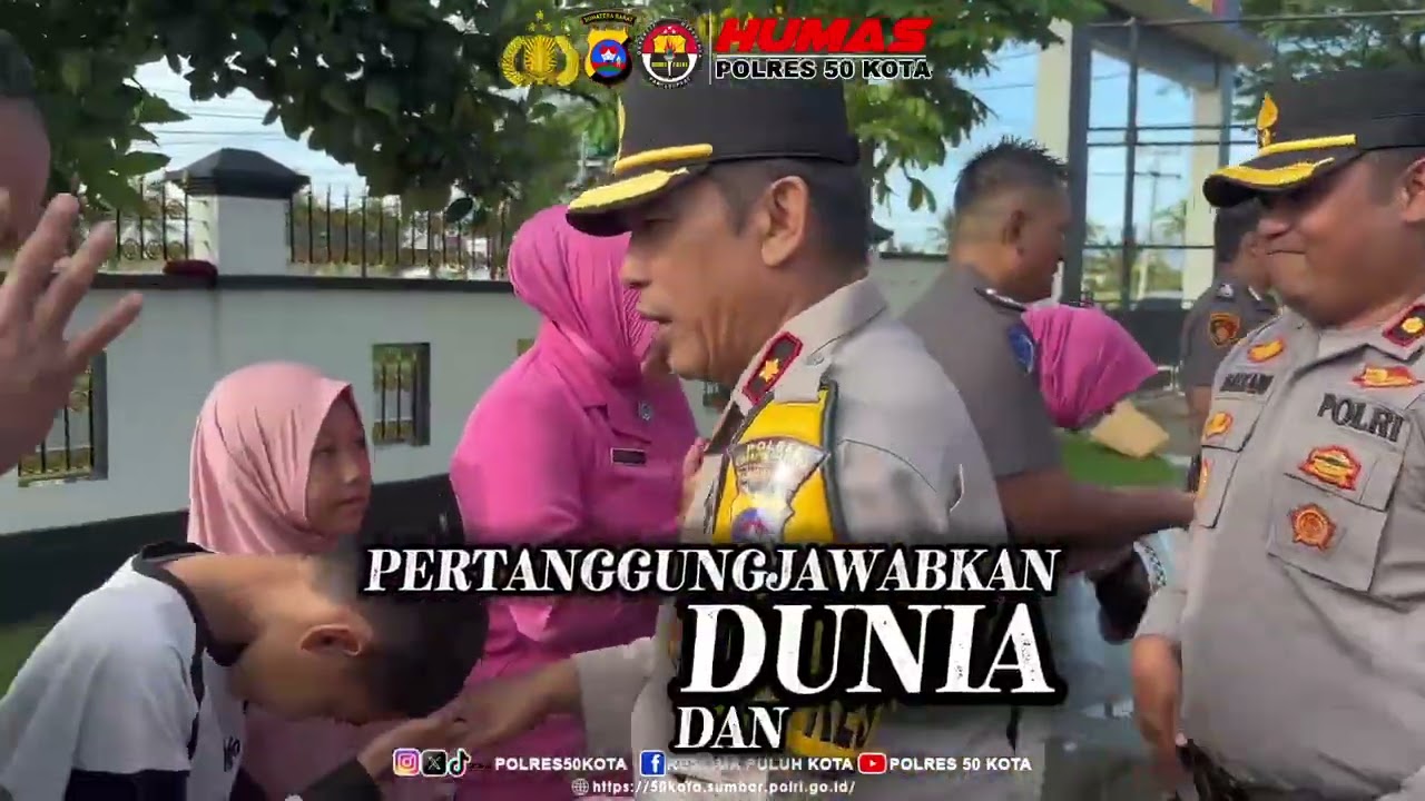 korp raport kenaikan pangkat personil polres 50 kota 