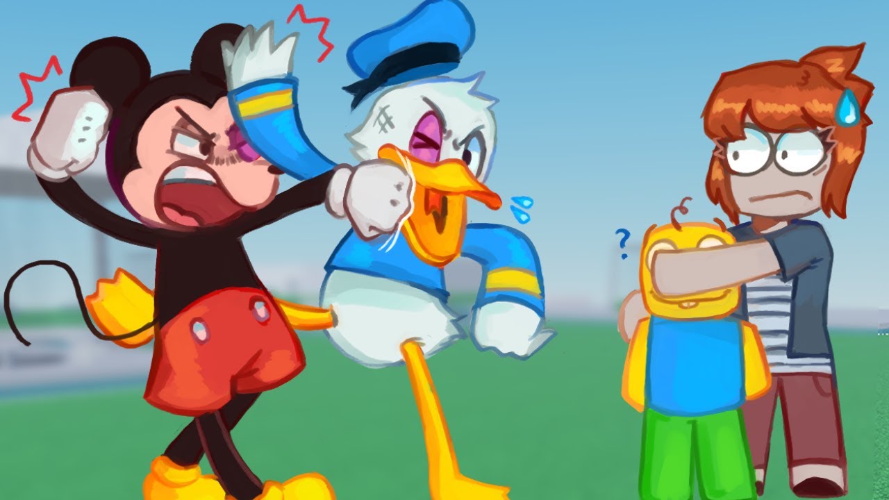 MICKEY and DONALD TROLL in ROBLOX VOICE CHAT