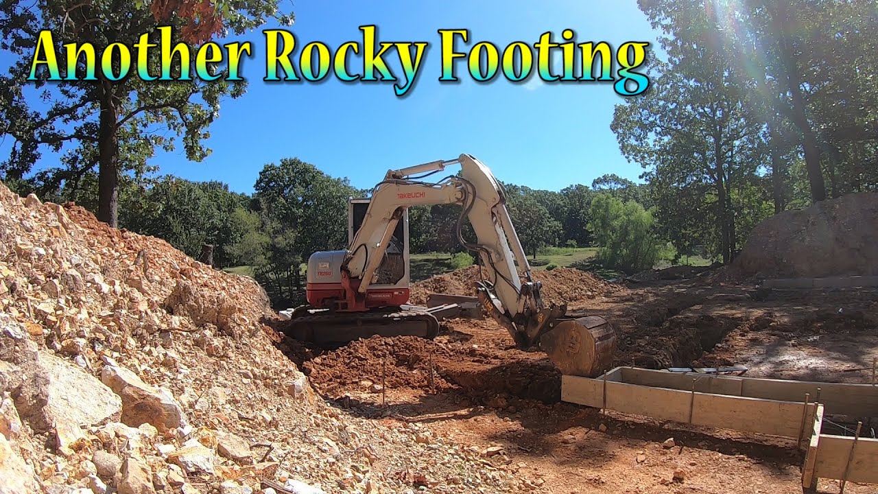 Digging A Small Rocky Frost Footing