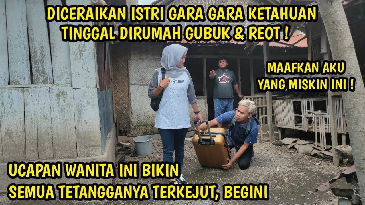 DICERAIKAN ISTRI GARA GARA KETAHUAN TINGGAL DIRUMAH GUBUK ! UCAPAN WANITA INI BIKIN SEMUA TERKEJUT