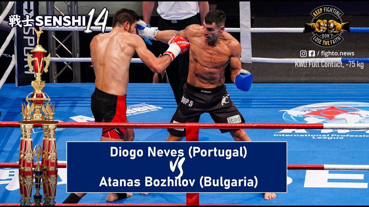 SENSHI 14: -75 kg, Diogo Neves (Portugal) vs Atanas Bozhilov (Bulgaria) | KWU Full Contact