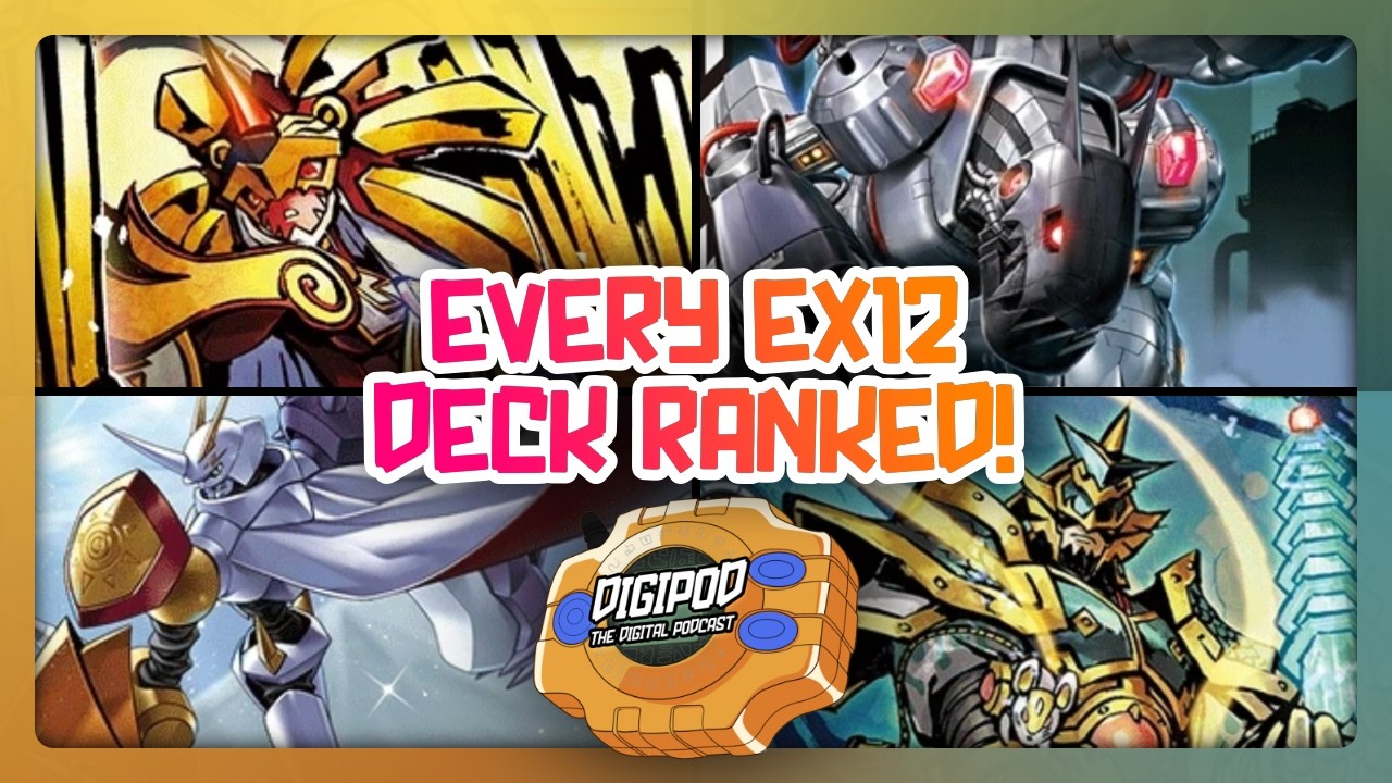 WE RANKED EVERY EX12 DIGIMON DECK | Full BT25/EX12 Tier List