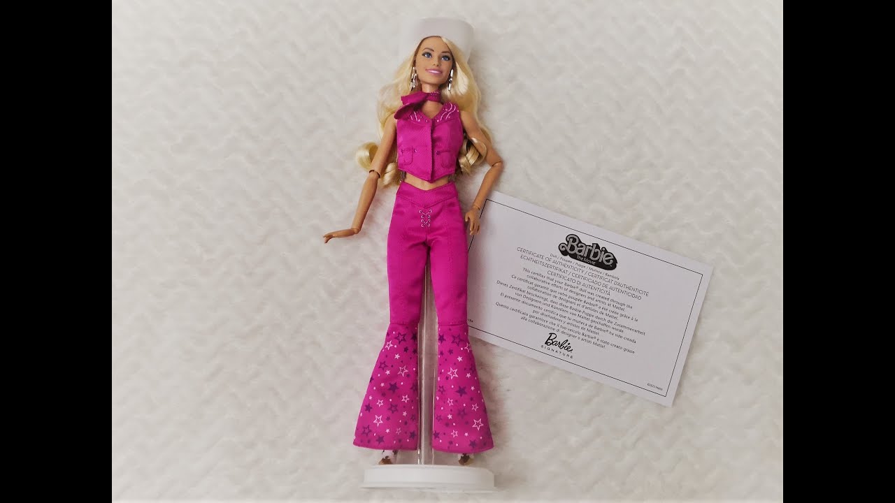 💖🎬PREMIERE Unboxing & Detailed Review Barbie The Movie Western Barbie Margot Robbie Signature Doll🎬💖