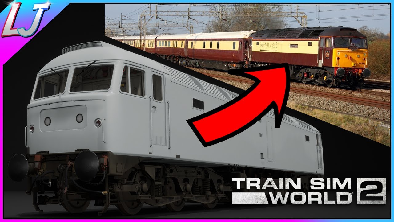 Train Sim World 2 — Можно ли перекрасить локомотив класса 47??? (The Northern Belle)