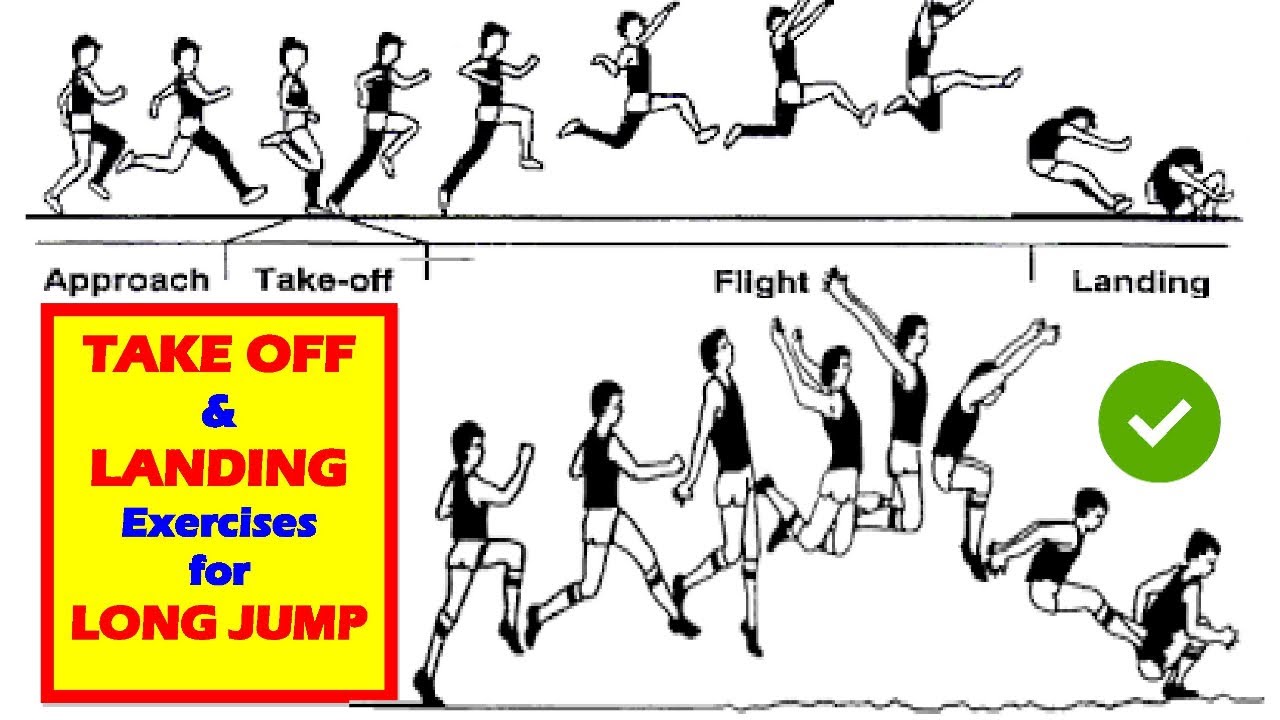 Long Jump Take off & Landing Exercise | Long Jump Technique | Long Jump