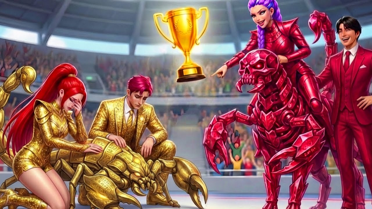 Golden Family VS Rubi Family: RUMI Gets Magic Scorpions Racing Championship - KPOP Demon Hunters