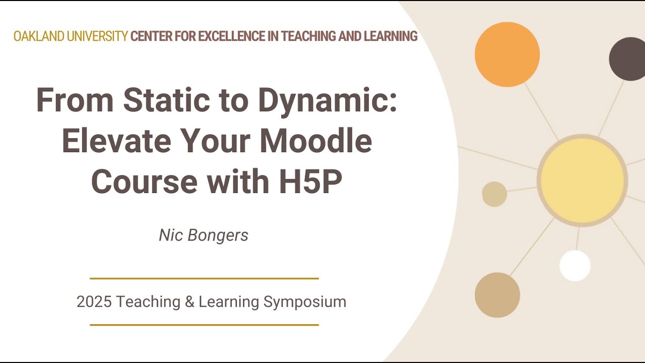From Static to Dynamic: Elevate Your Moodle Course with H5P