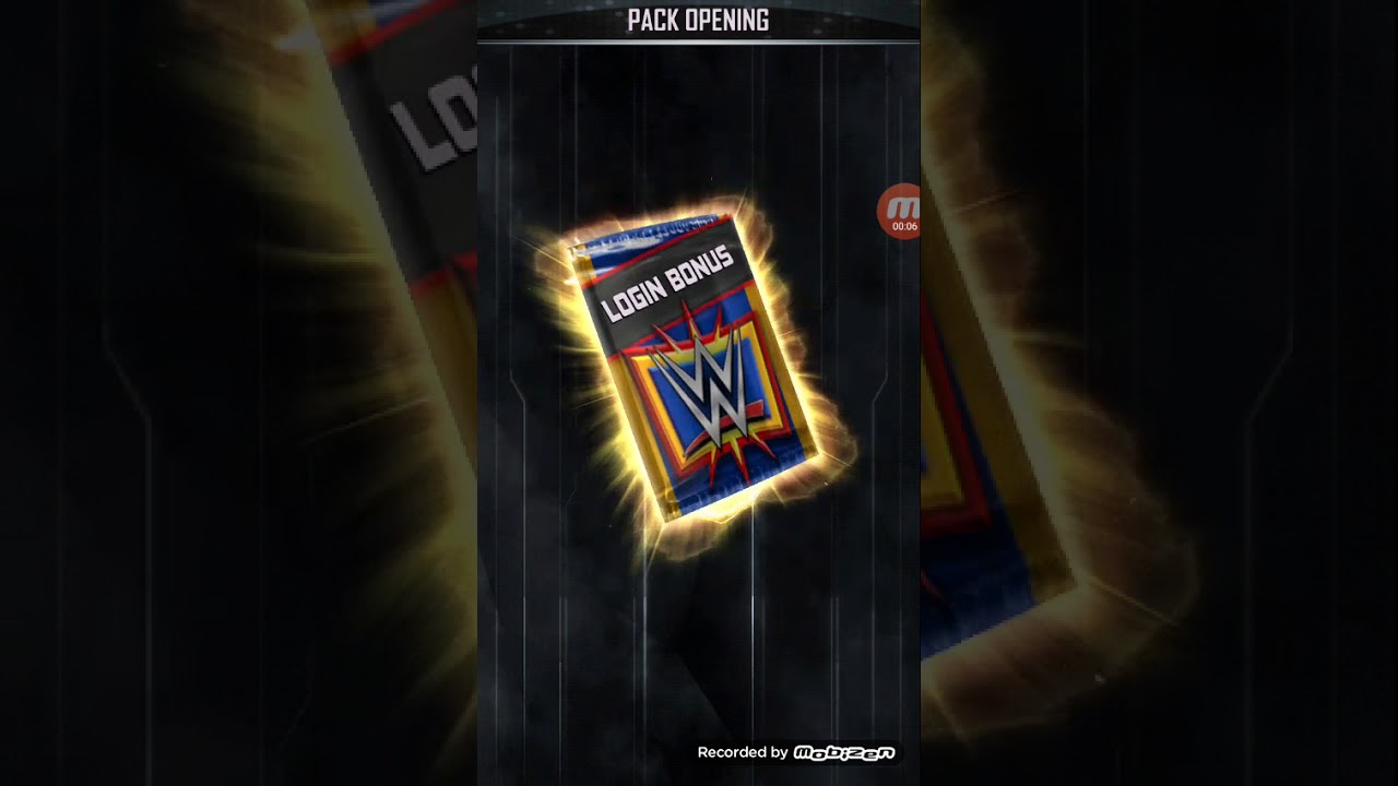 WWE supercard season 4 - Login Pack opening!!  no sound