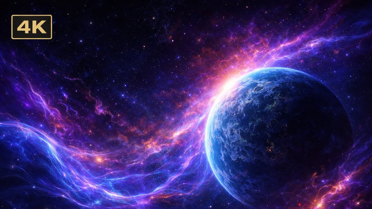 528Hz Miracle Frequency | Deep Healing Sleep Music 🌌 DNA Repair While You Sleep | 4K Space
