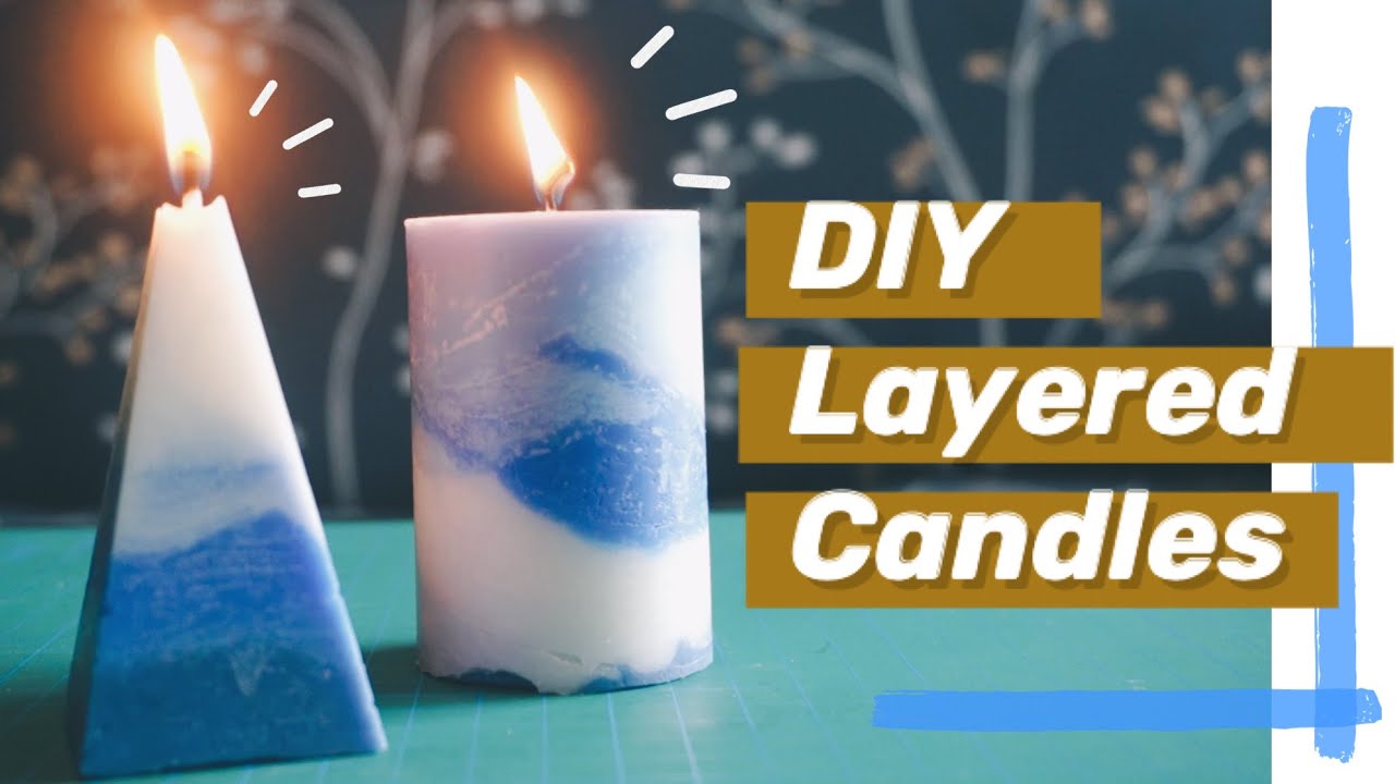 Trendy Layered Candle | Aesthetic and Calming Craft |【蠟燭diy】輕鬆提升生活幸福感