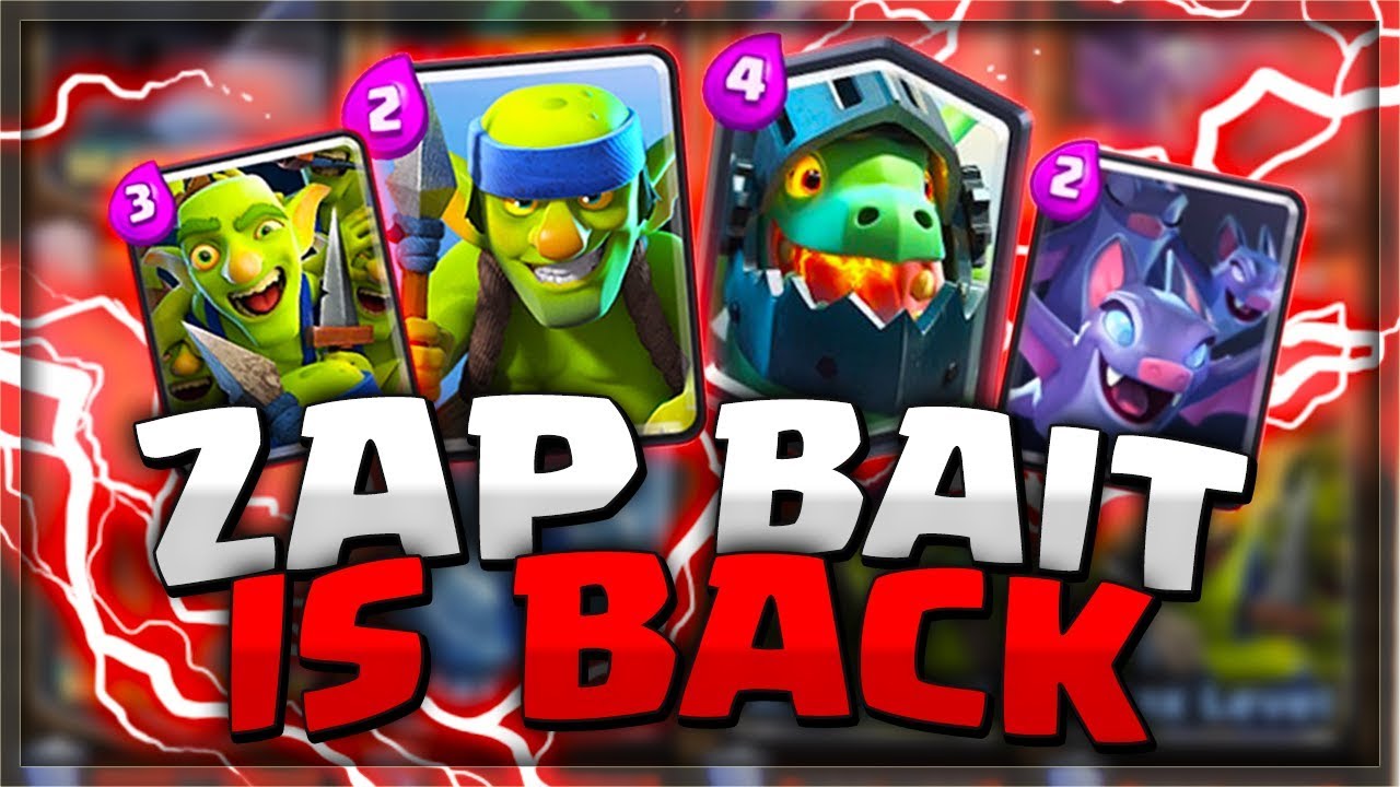 TOP LADDER PUSHING With Zap Bait 2.0! This Deck Is AMAZING!