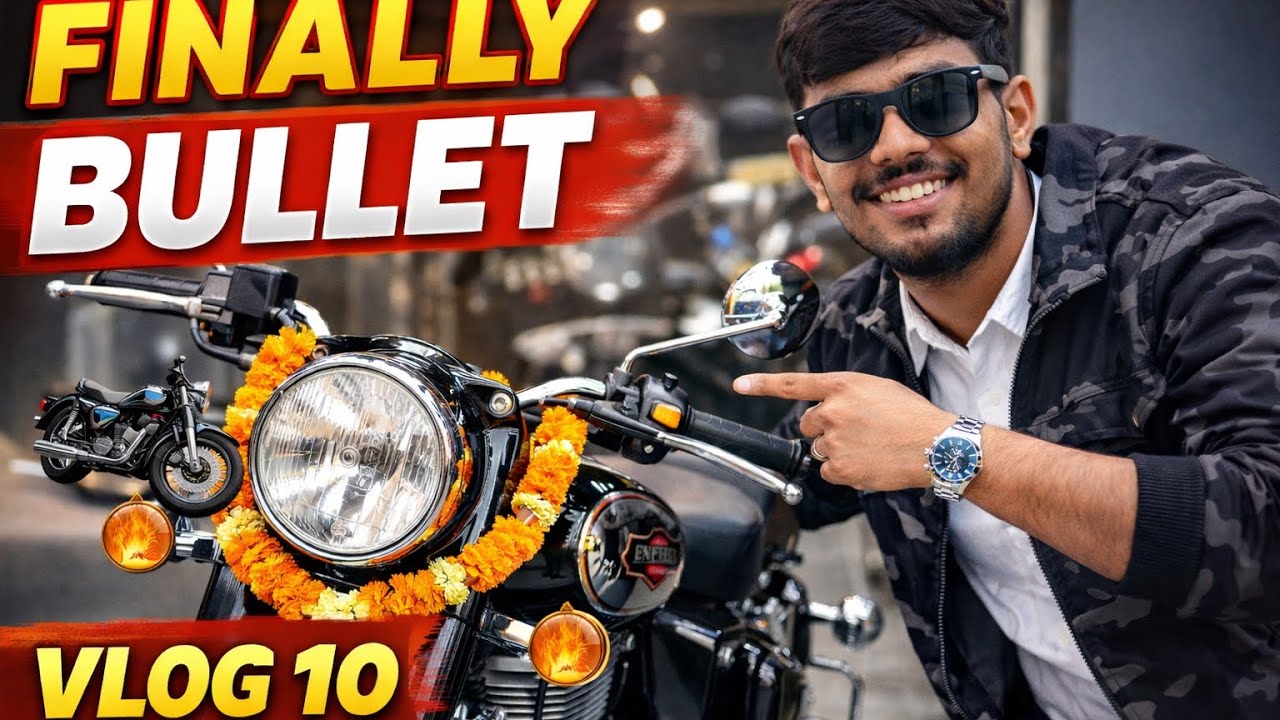 Bullet Delivery Day😍| Vlog 10 #trending #vairal #bulletlover #royalenfield #vlog #views #explorepage