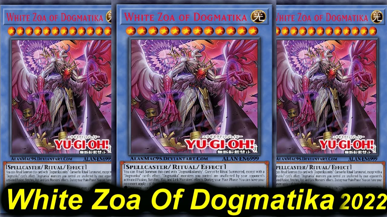 【YGOPRO】White Zoa Of Dogmatika Deck 2022