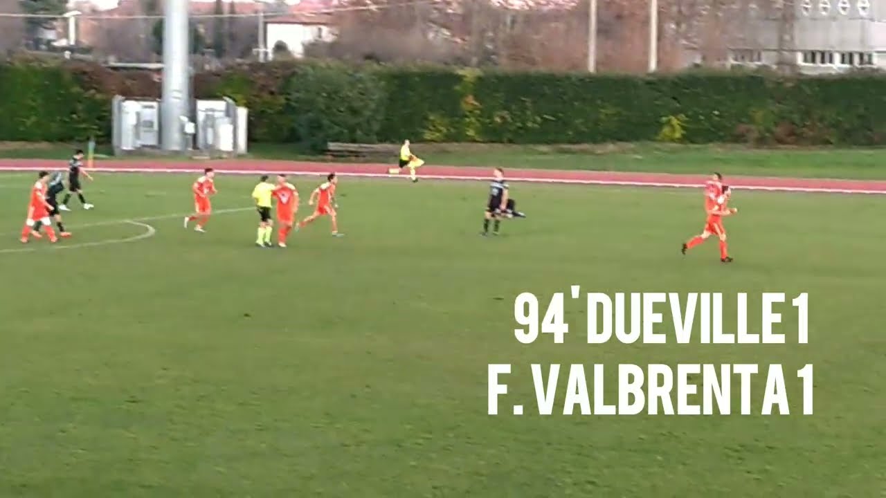 DUEVILLE - FOOTBALL VALBRENTA 1-1. Pareggio all'ultimo secondo!