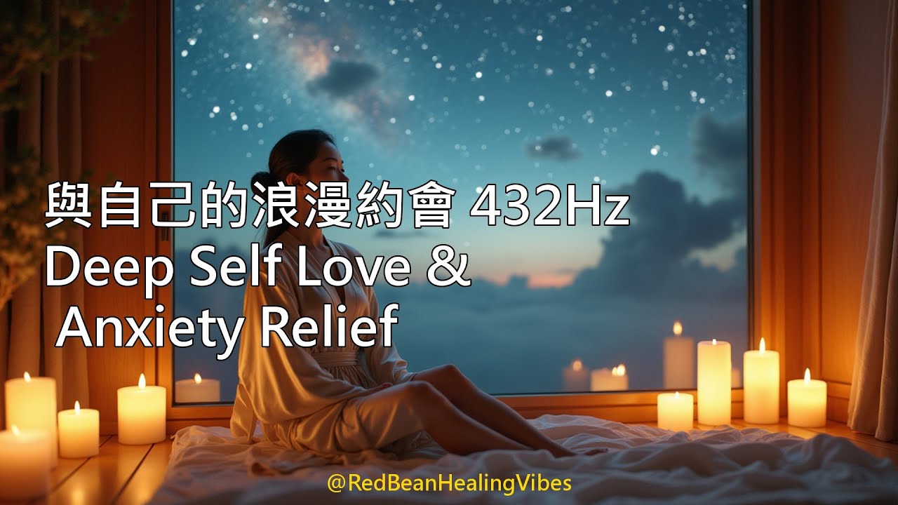 與自己的浪漫約會 432Hz｜Deep Self Love & Anxiety Relief｜Manifesting Inner Peace Solo Date Night