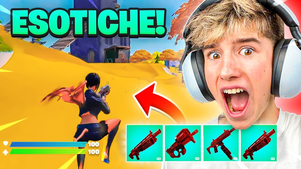 DEVASTO con TUTTE le NUOVISSIME ARMI ESOTICHE!! Fortnite ITA