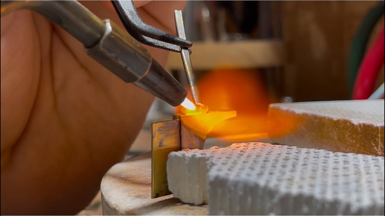 Браслет из 18-каратного ЗОЛОТА | Процесс изготовления золотого браслета &mdash; #makingjewellery