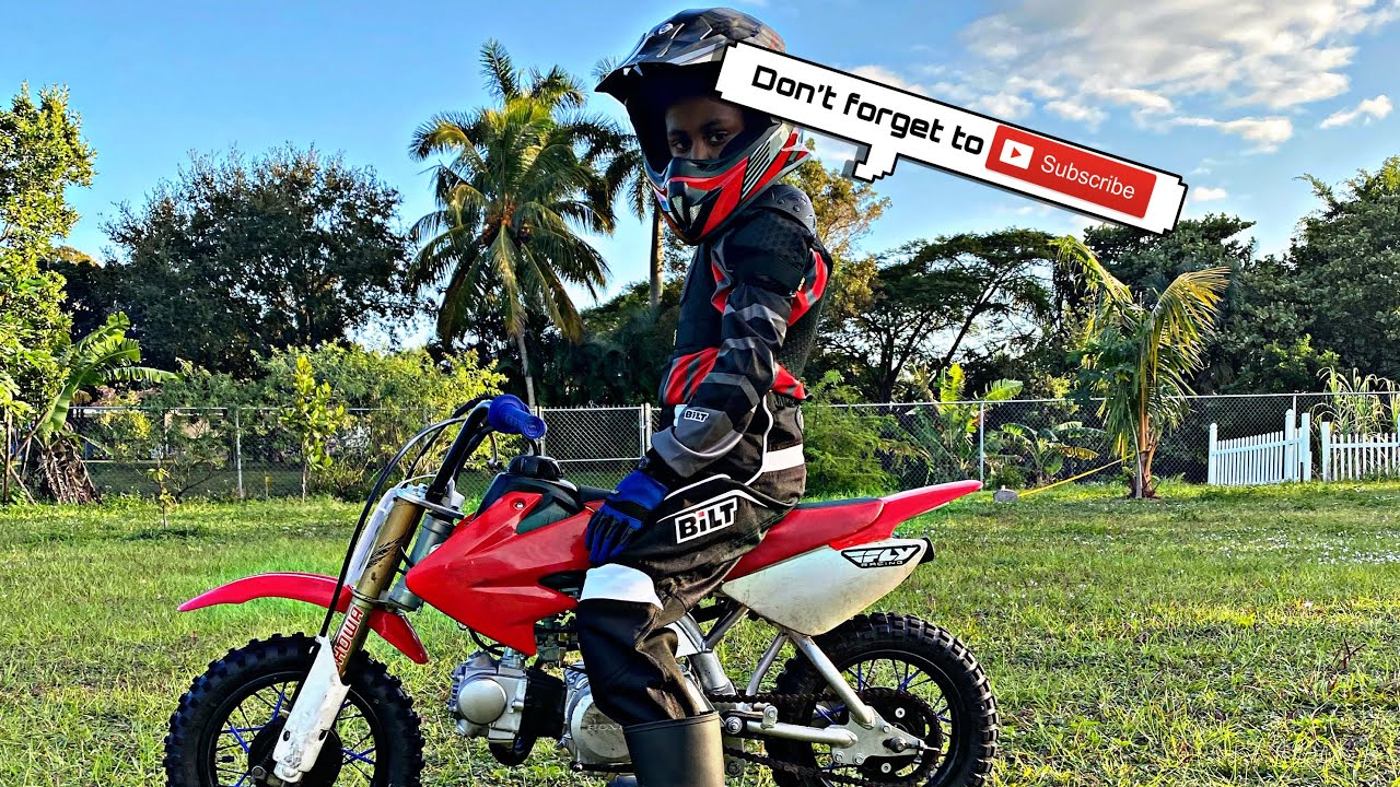 Learning To Ride My New Honda CRF50 Dirt Bike