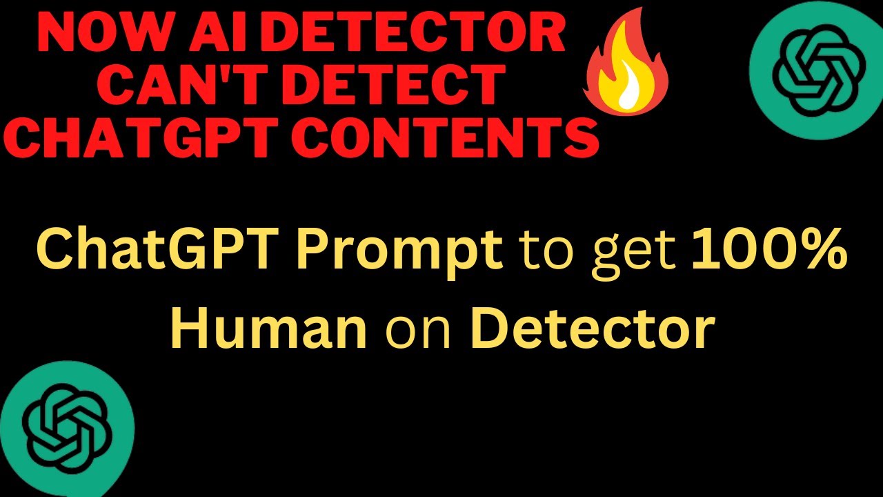 Chat GPT - Pass Detection 100% Human Written With This Prompt #chatgpt #openai