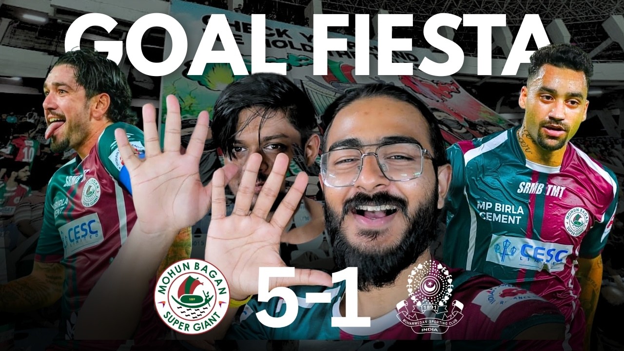 Robson Scored a BRACE & Dimi Scored Again | Mohun Bagan Run Riot vs Mohammedan! | 5–1 DEMOLITION!