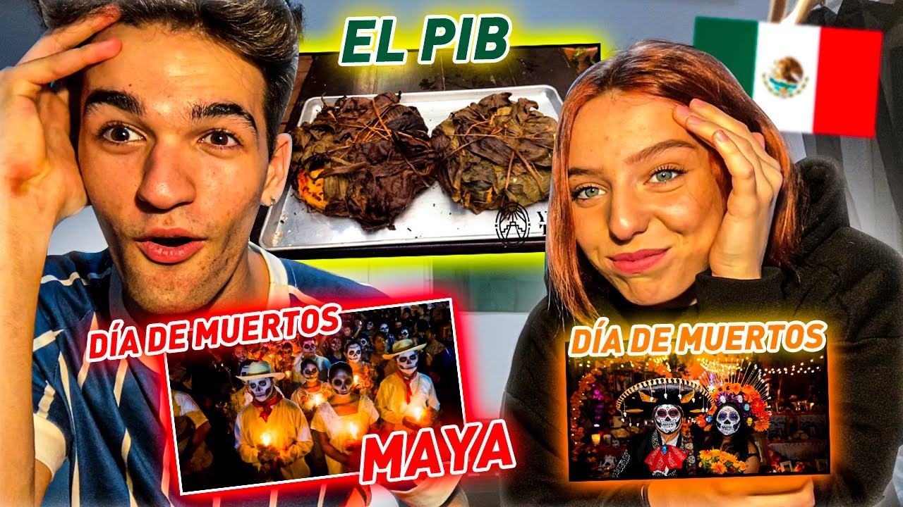 🇪🇸MI AMIGA ESPAÑOLA REACCIONA AL DÍA DE MUERTOS MAYA - EL PIB en MÉXICO 🇲🇽 NOS EMOCIONAMOS 😱