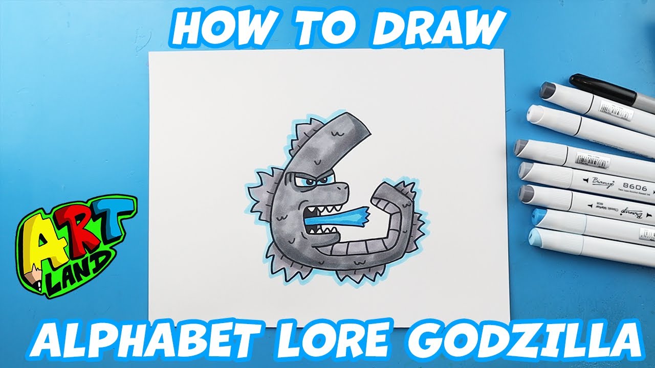 How to Draw Alphabet Lore Godzilla