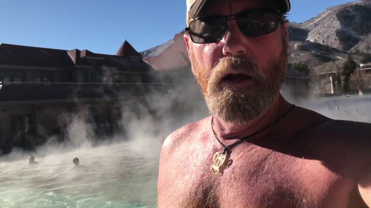 Swimming at the world's largest hot springs pool