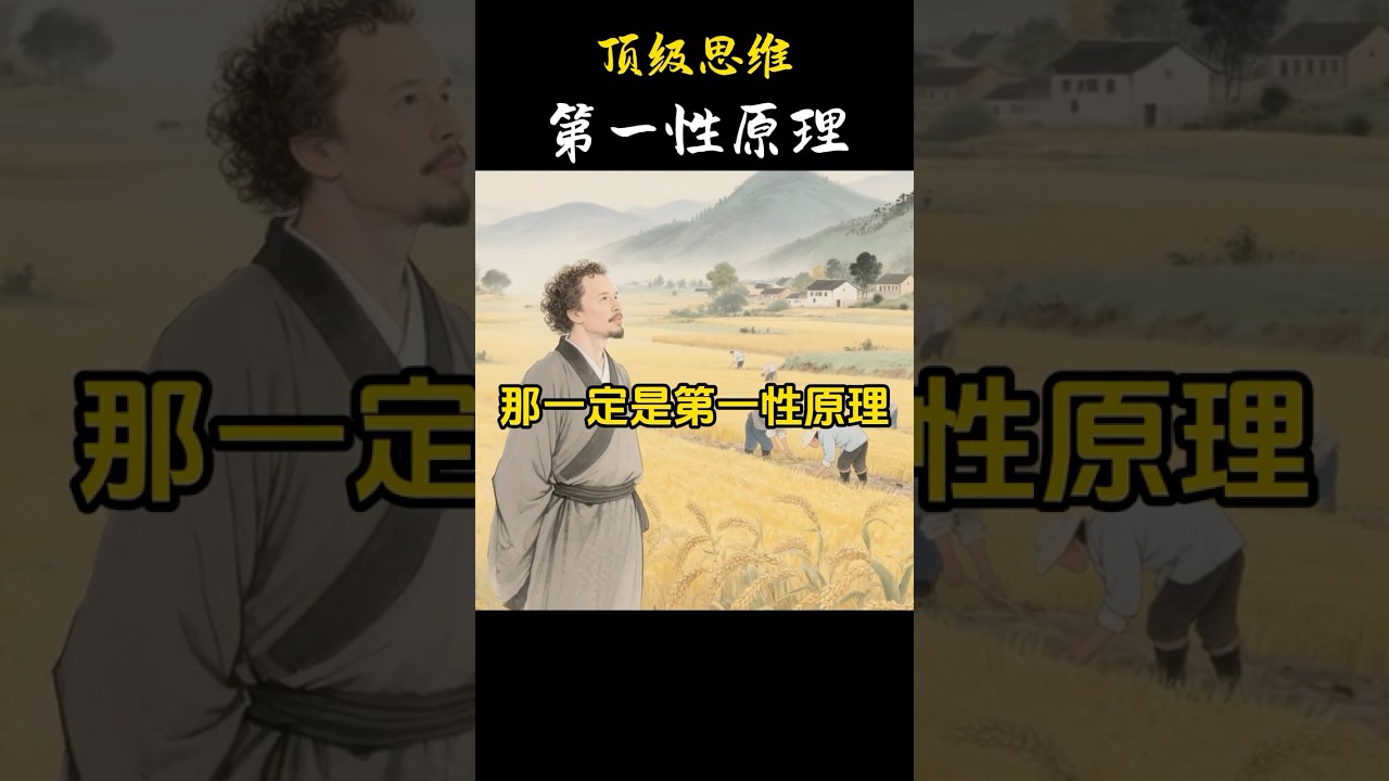 何为第一性原理？顶级思维#shorts #认知提升 #自我提升 #为人处事 #事业 #人生感悟 #思維大全 #认知 #金钱 #财务 #国学 #顶级认知 #short #shortvideoviral