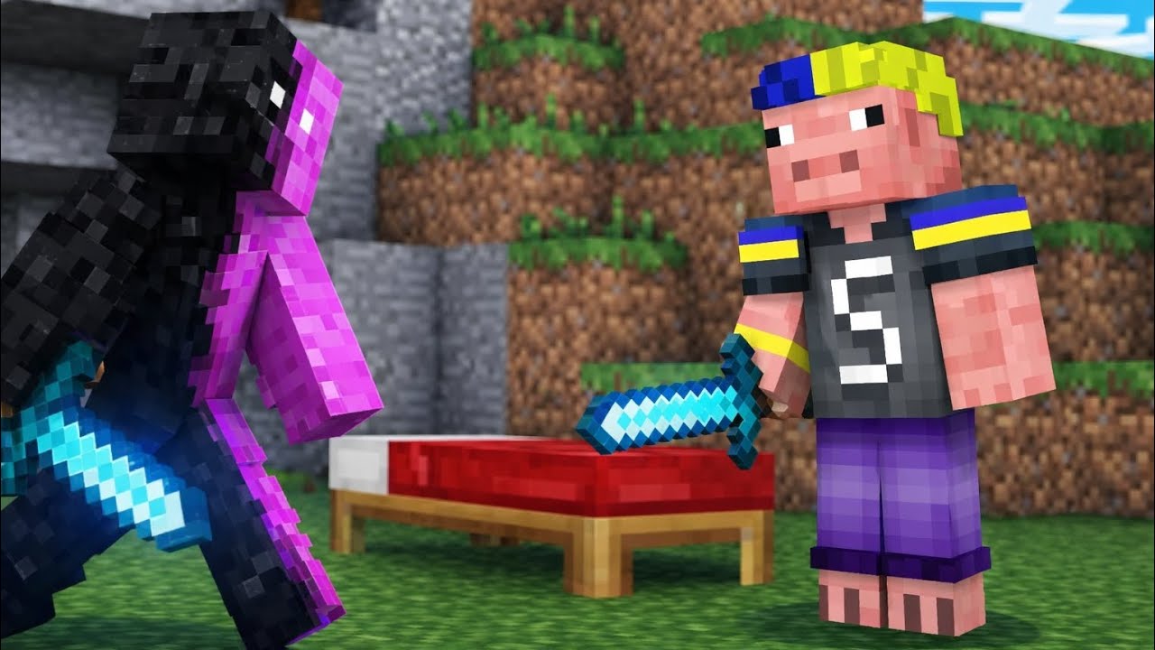 Minecraft Bedwars With Daquavis | Svinoblade VS Daquavis Minecraft PvP Duel