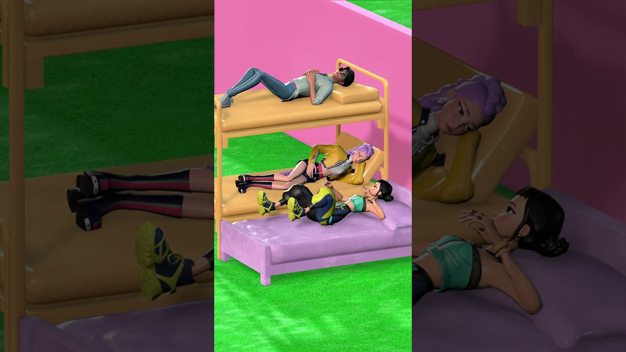 Plot Twist on the Bunk Bed 🤯 #shorts #funny #animation #kpop #3d #3danimation