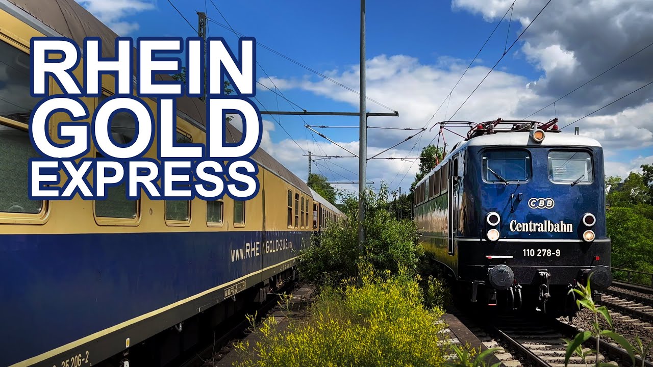 [4K] Historischer Rheingold Express 🔵🌕 Köln, Eltville, Koblenz und zurück!