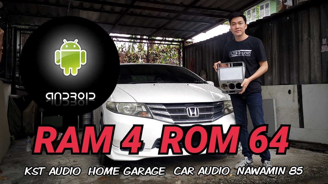 จอ Android Ram 4 Rom 64​ วิธีติดตั้ง จอAndroid​ จอ Android ตรงรุ่น Honda City​  ( KST​ AUDIO​ )​🇹🇭