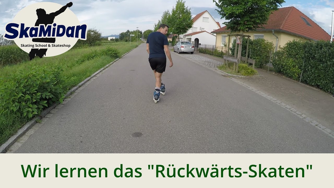Rückwärtsfahren lernen // How To Skate Backwards - Inline-Skating Basics - Part 06