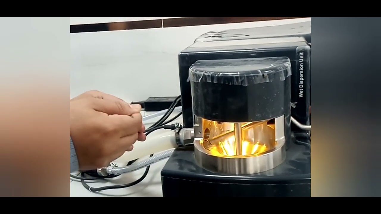 جزء بسيط من شرح جهاز large particle size analyzer الحلقه (٢٦)