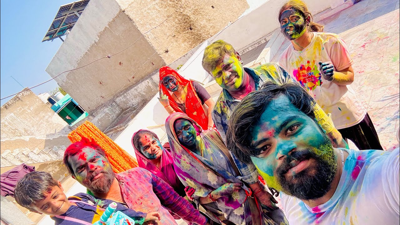 Mere yha ki holi @AyushiYadavVlog 🤗❤️🙏