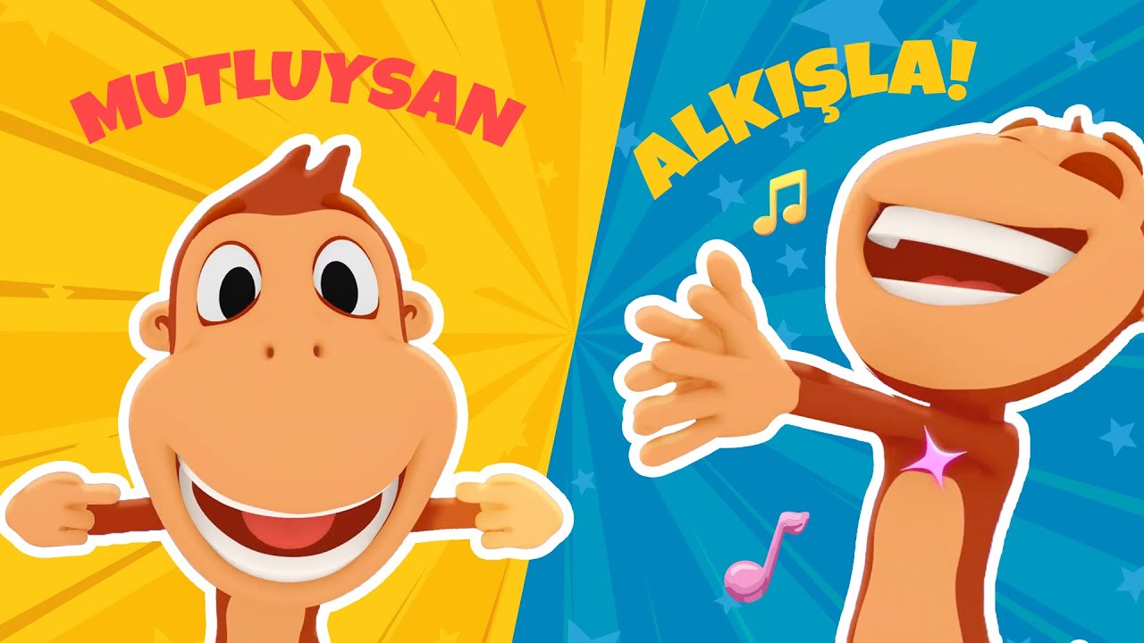 🎉👏 Mutluysan Alkışla &ndash; Kukuli | YENİ ŞARKI | If You&rsquo;re Happy T&uuml;rk&ccedil;e 🐵🎶
