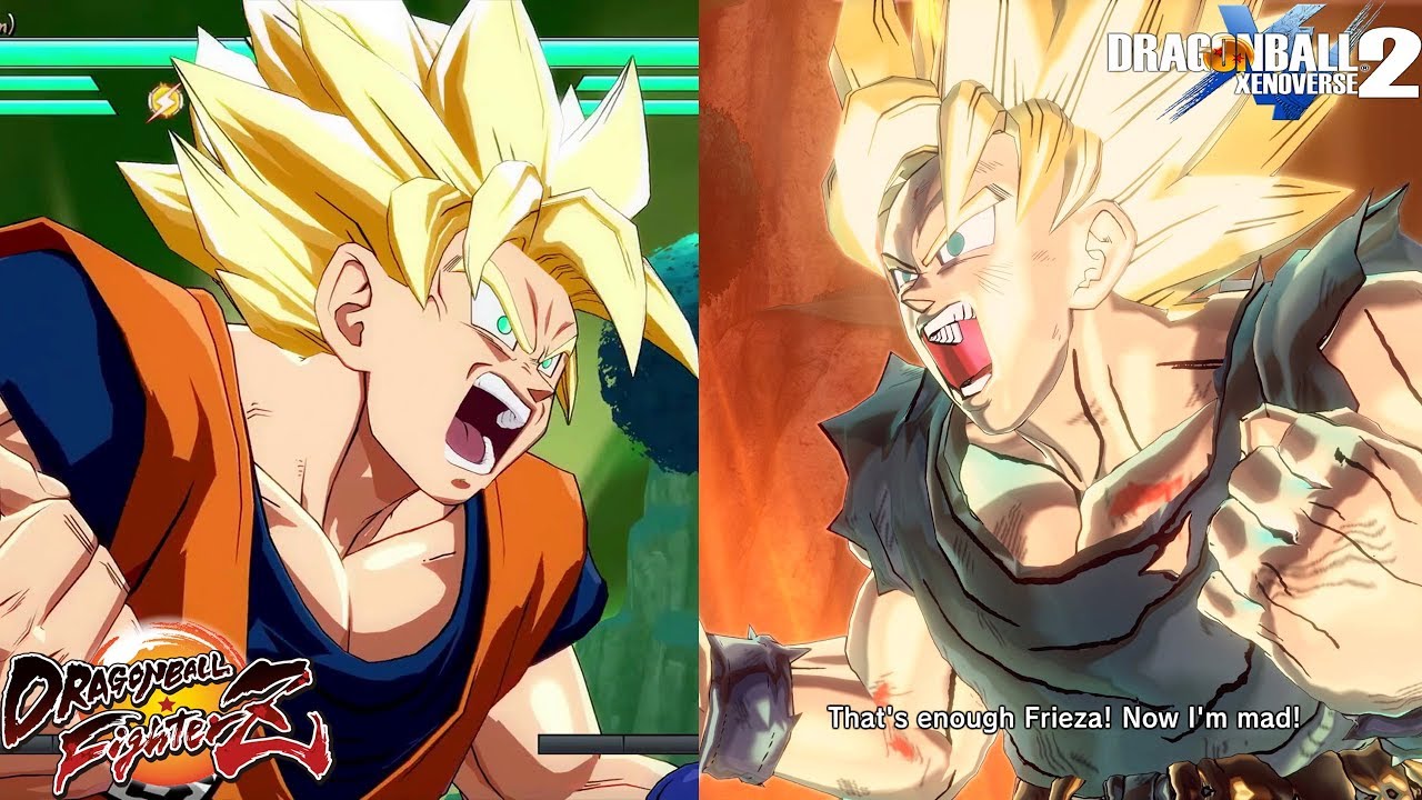FighterZ Vs Xenoverse Graphics | Dramatic & Story Scenes [1080p 60FPS]