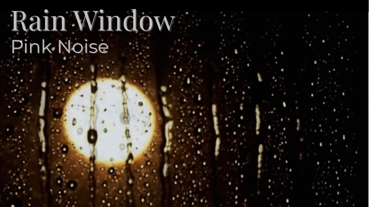 #151 Heavy Streetlight Rain on Window | Rain Sounds for Sleep | Pink Noise | 3 Hours