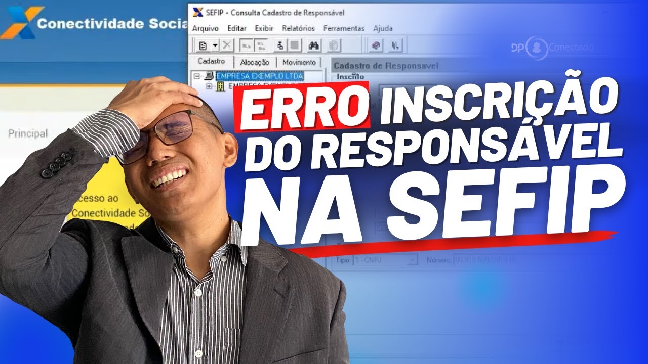 ERRO: Inscrição do Responsável no arquivo SEFIP é diferente da INSCRIÇÃO do Certificado - ICP V2
