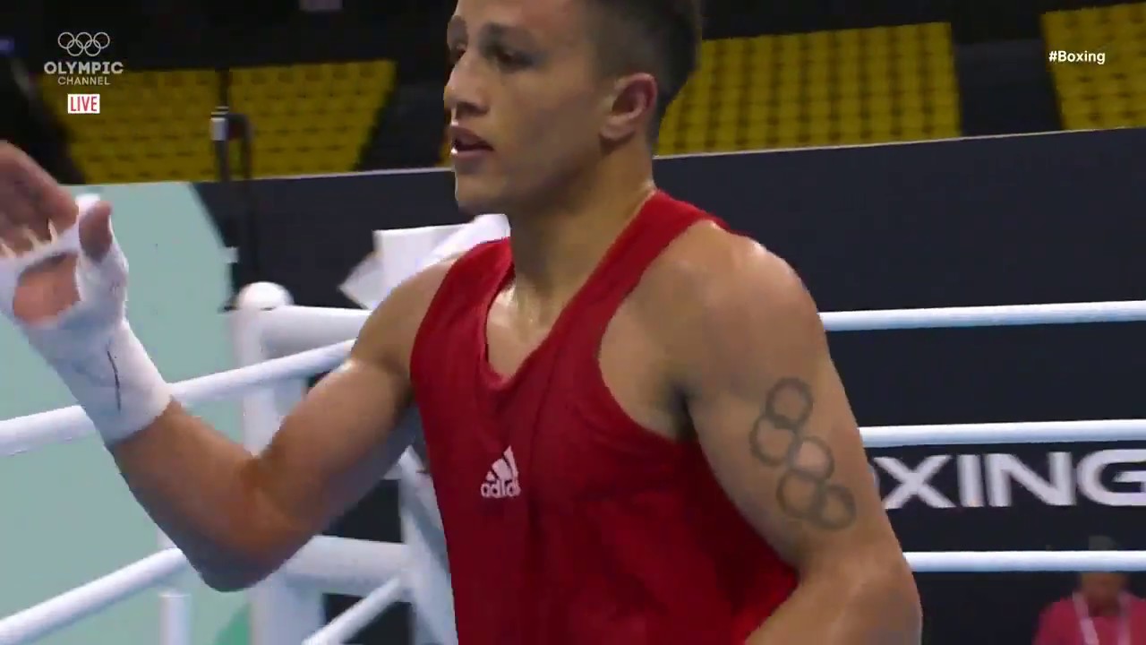 63Kg 1/4 Finals/Abdelhaq Nadir (Mar) # Qhobosheane Mohlerepe (Lest)