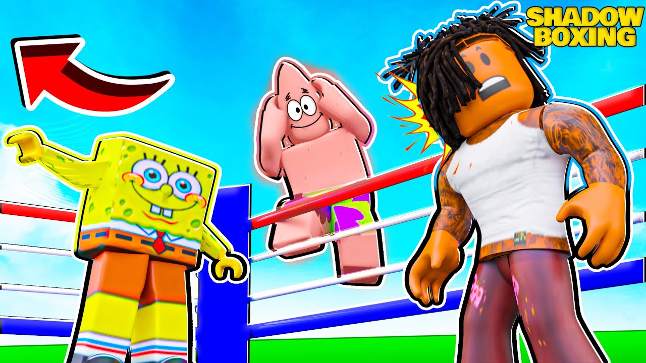 ROBLOX SHADOW BOXING AS SPONGEBOB AND PATRICK