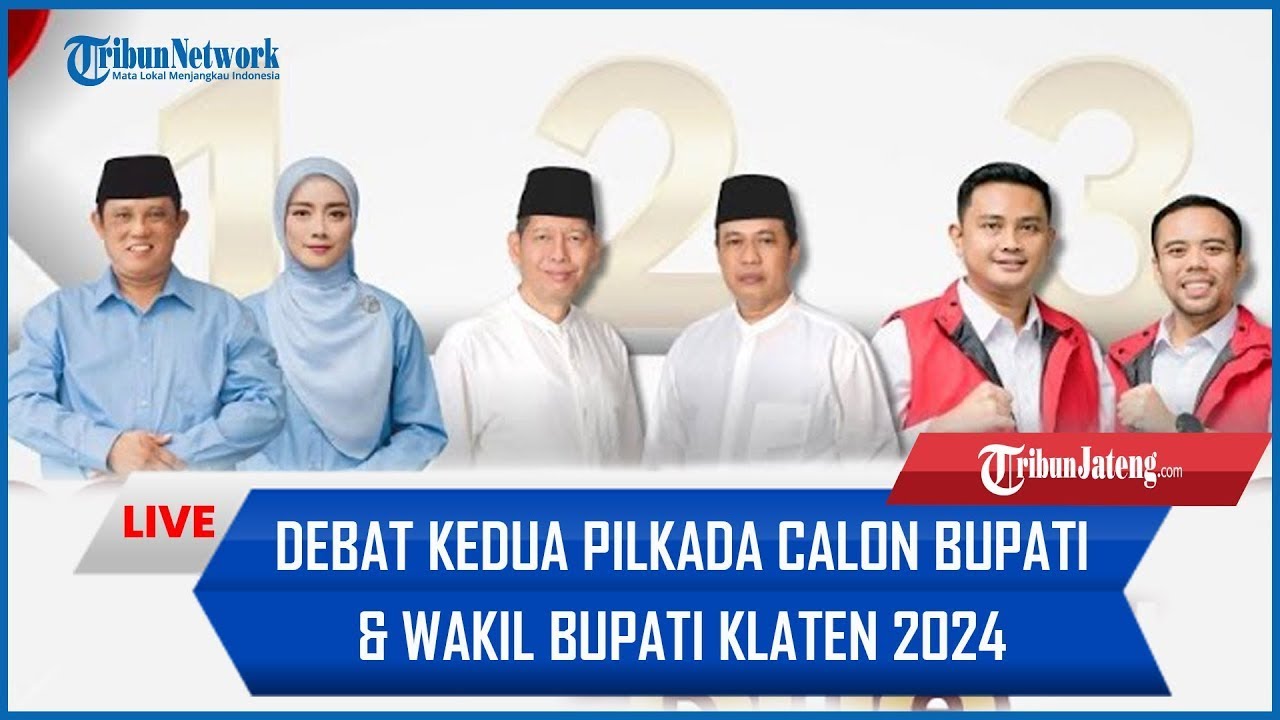 FULL Debat Kedua Pilkada Calon Bupati & Wakil Bupati Klaten 2024